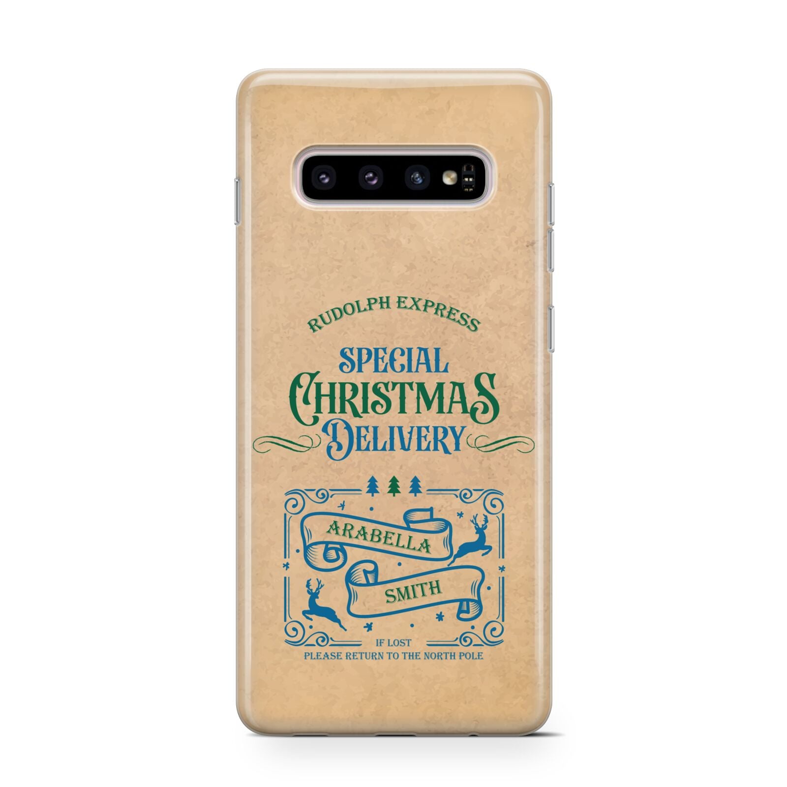 Special Christmas Delivery Personalised Samsung Galaxy S10 Case