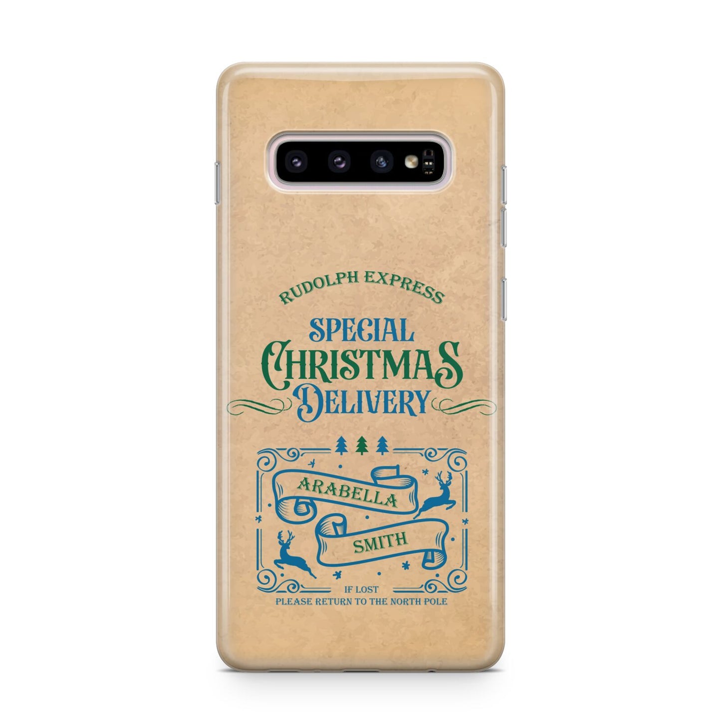 Special Christmas Delivery Personalised Samsung Galaxy S10 Plus Case