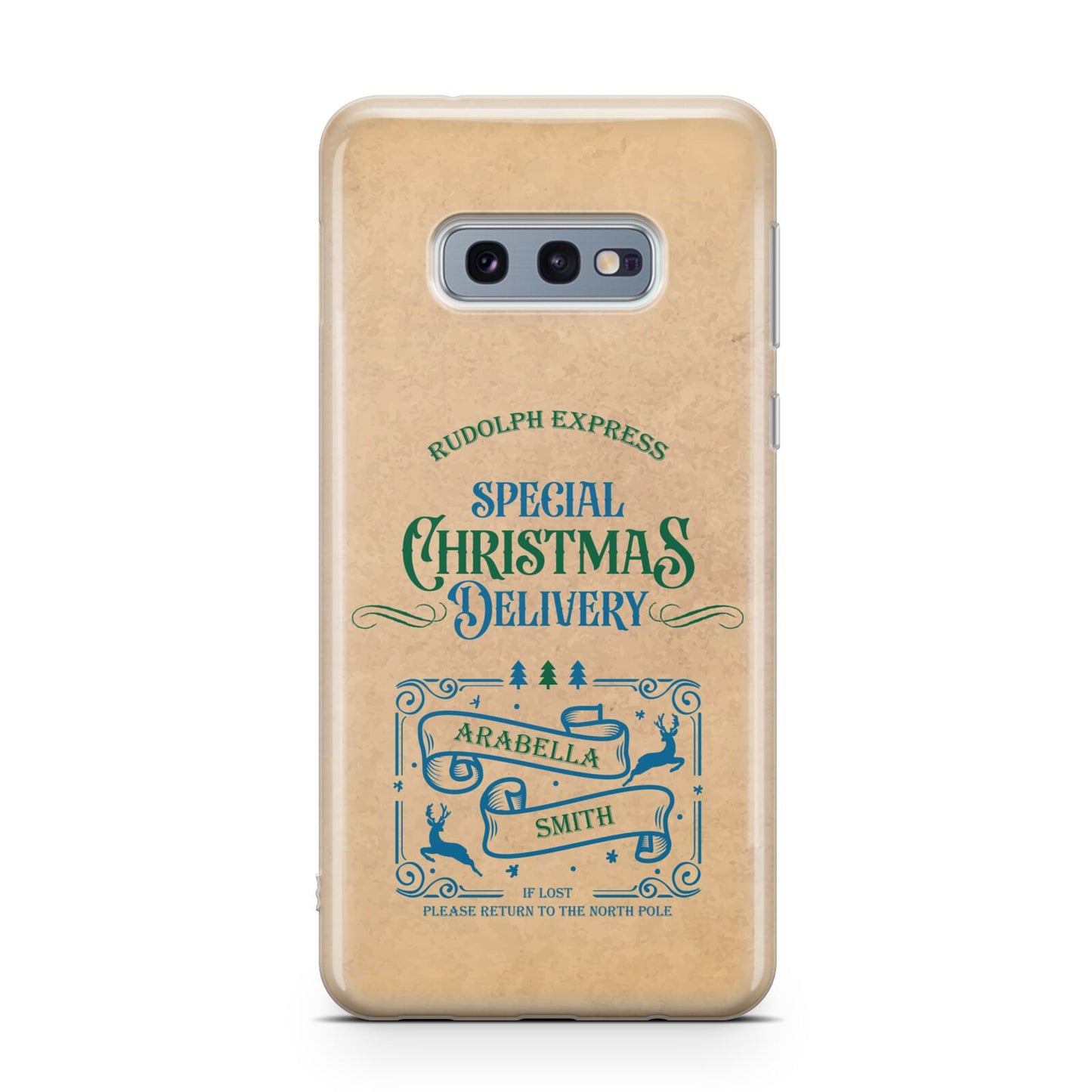 Special Christmas Delivery Personalised Samsung Galaxy S10E Case