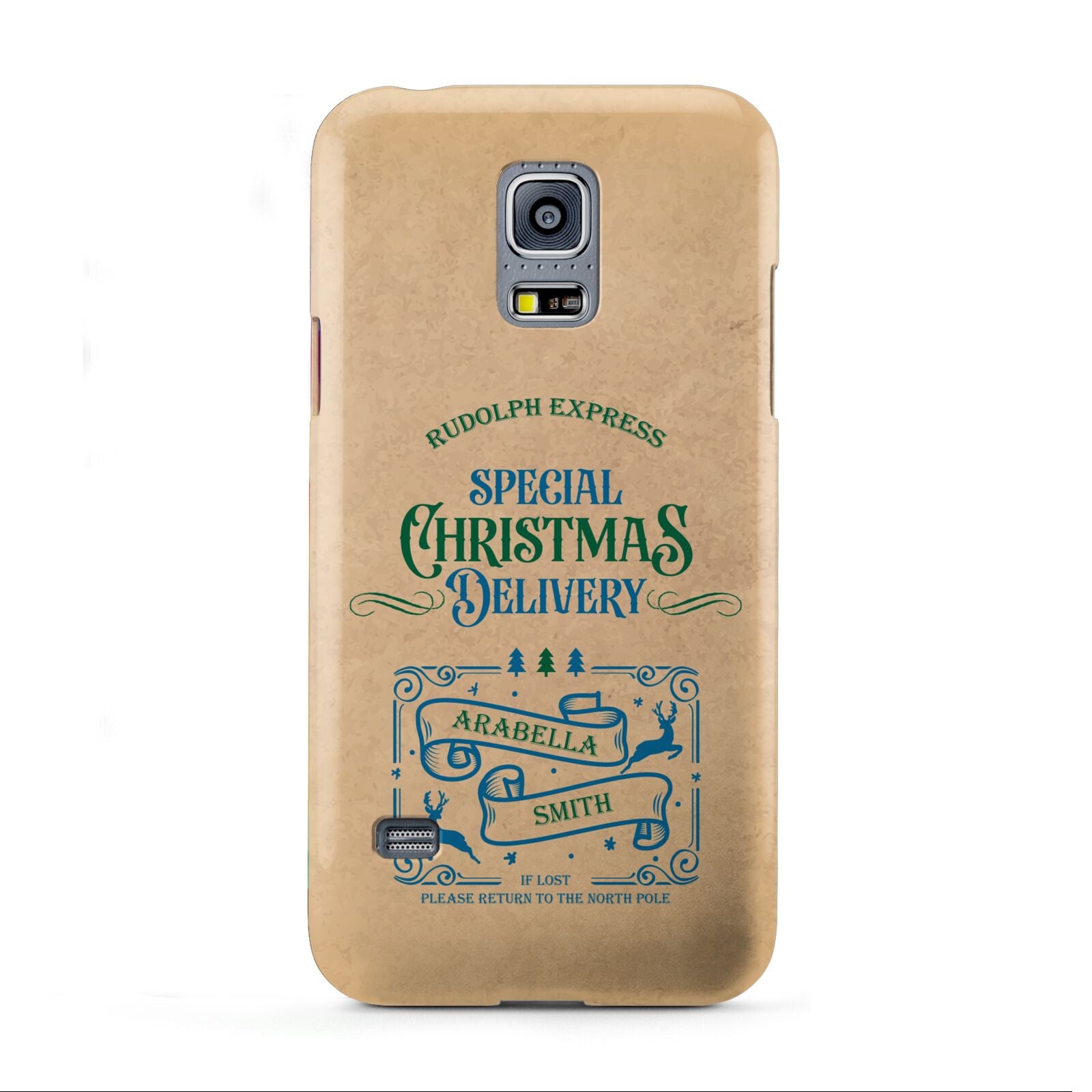 Special Christmas Delivery Personalised Samsung Galaxy S5 Mini Case