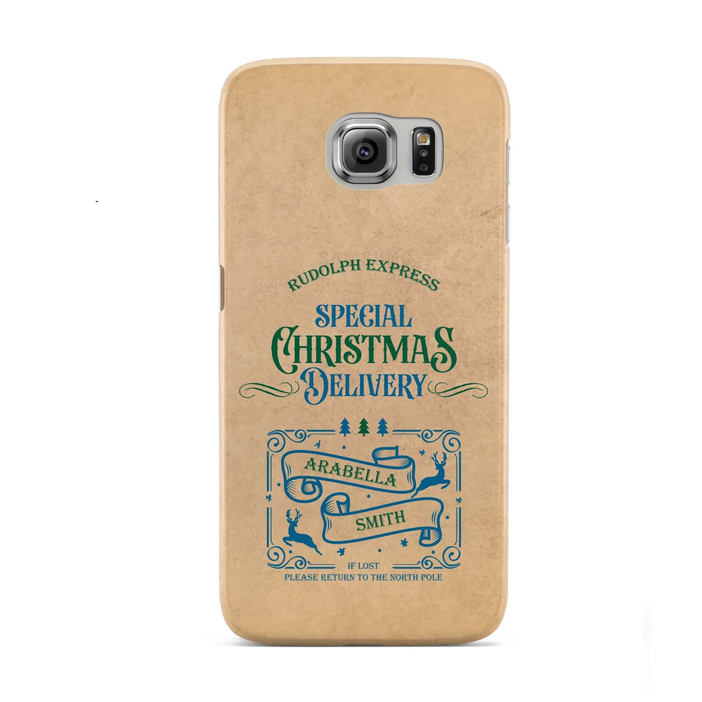 Special Christmas Delivery Personalised Samsung Galaxy S6 Case