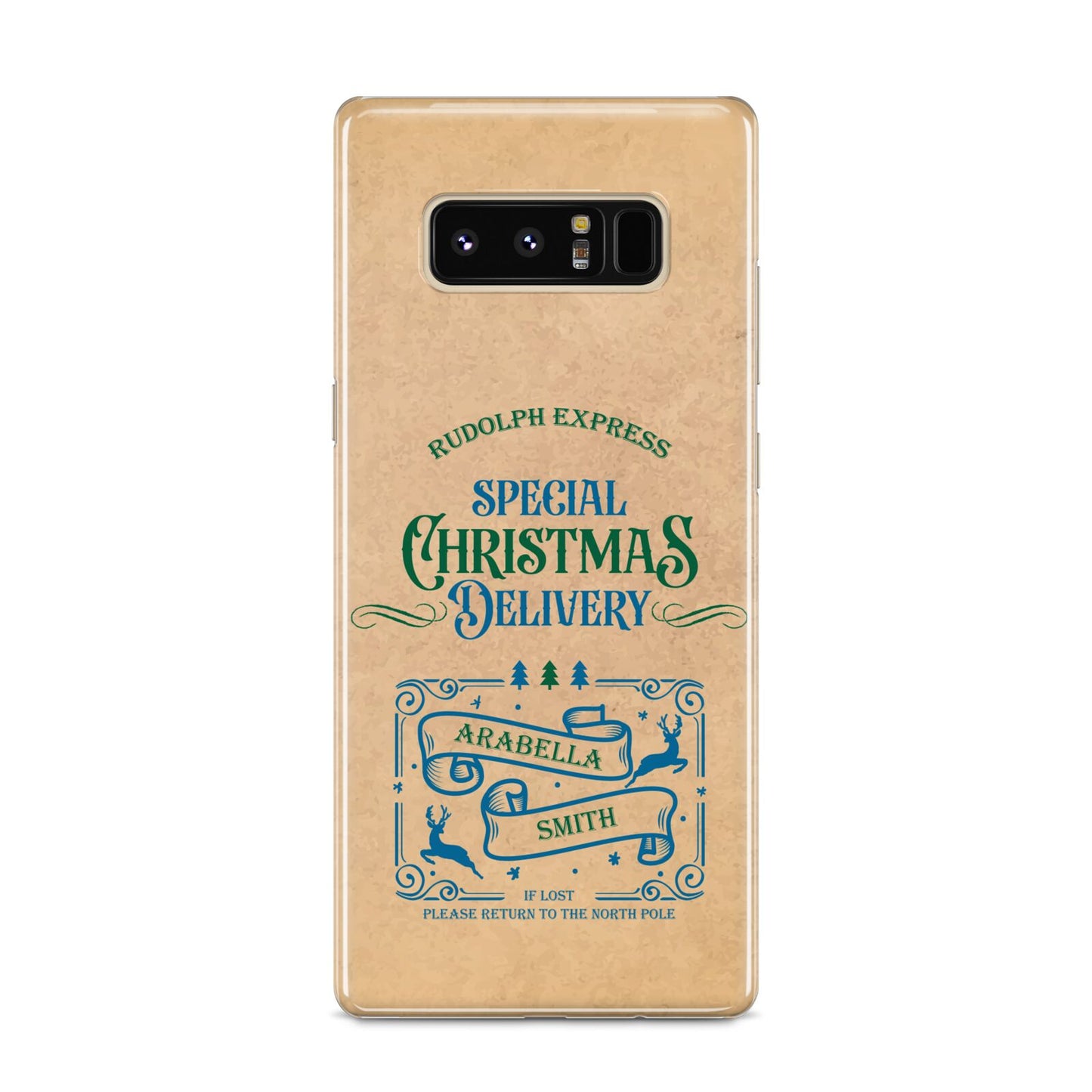 Special Christmas Delivery Personalised Samsung Galaxy S8 Case