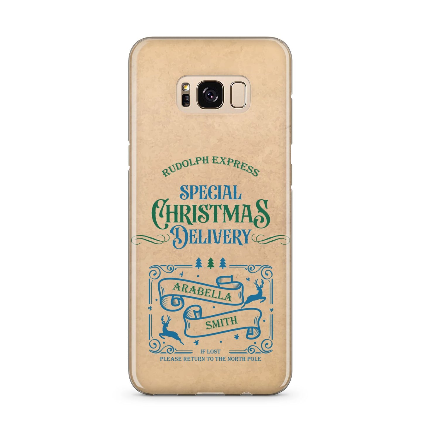 Special Christmas Delivery Personalised Samsung Galaxy S8 Plus Case