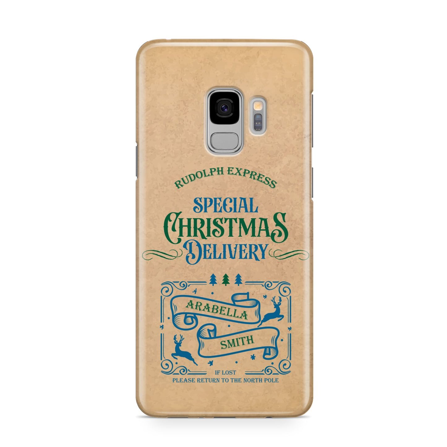 Special Christmas Delivery Personalised Samsung Galaxy S9 Case