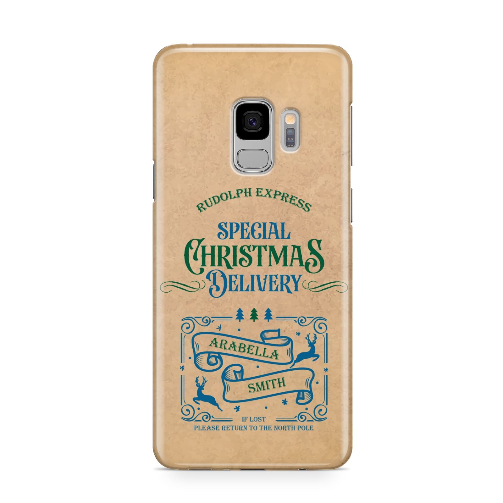 Special Christmas Delivery Personalised Samsung Galaxy S9 Case