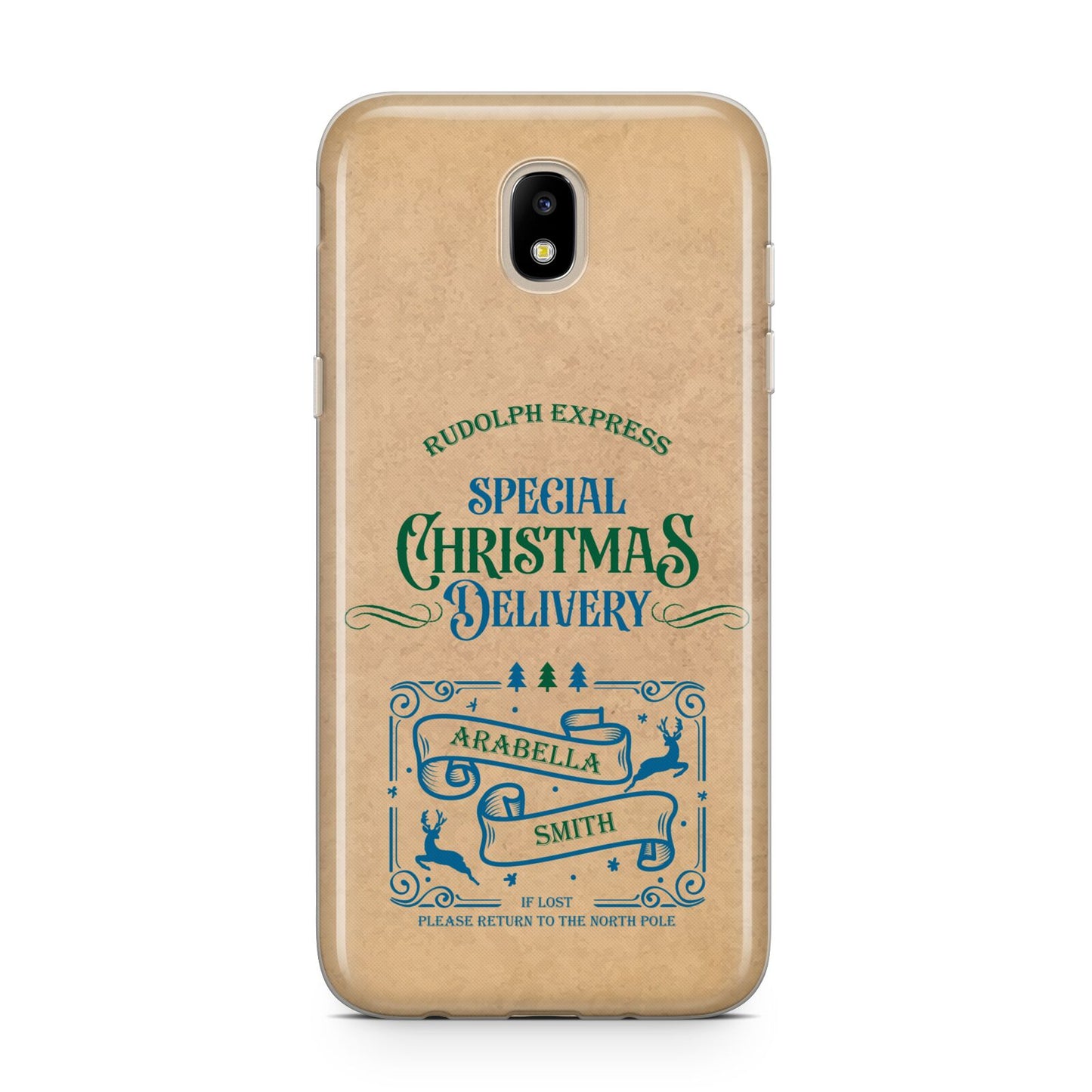 Special Christmas Delivery Personalised Samsung J5 2017 Case