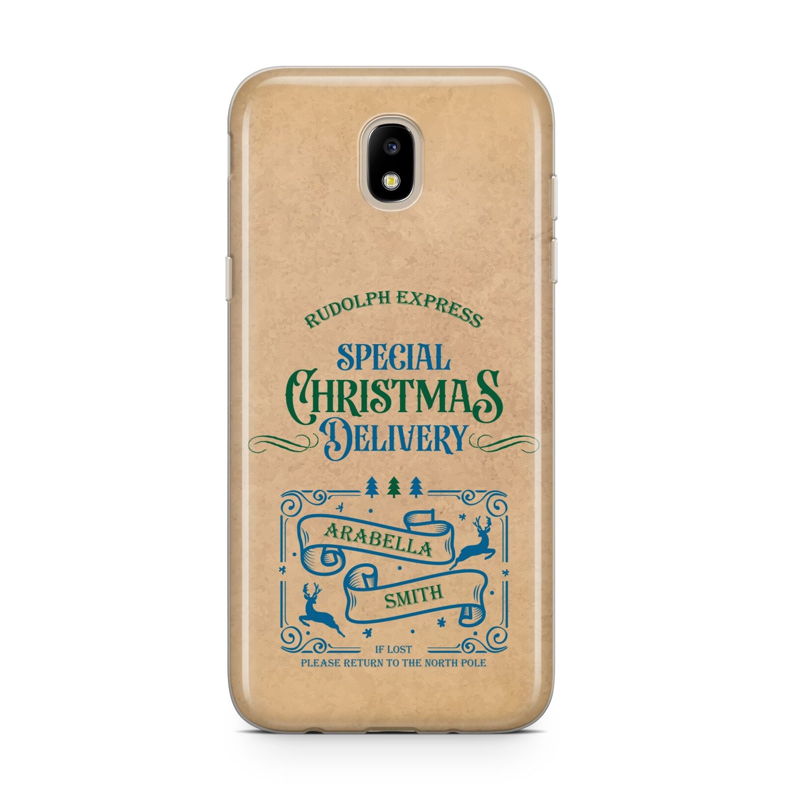 Special Christmas Delivery Personalised Samsung J5 2017 Case