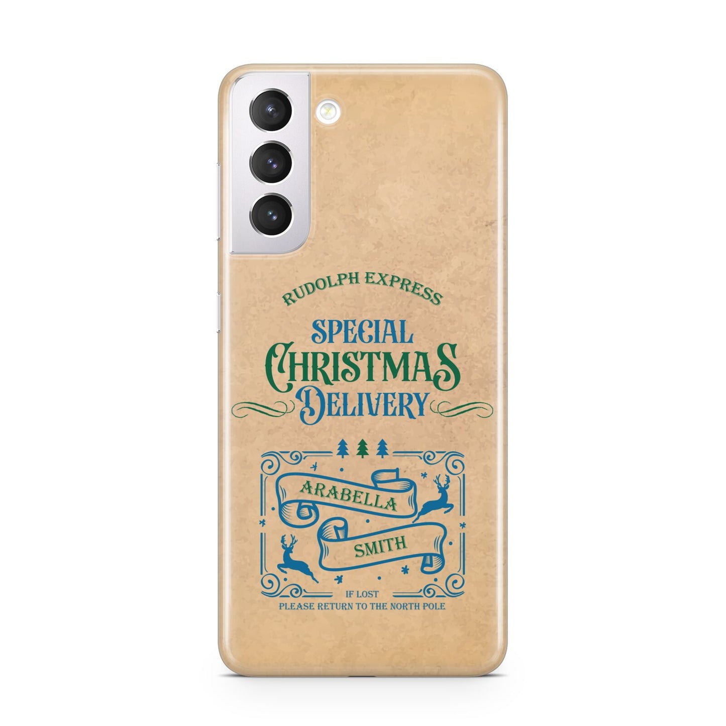 Special Christmas Delivery Personalised Samsung S21 Case