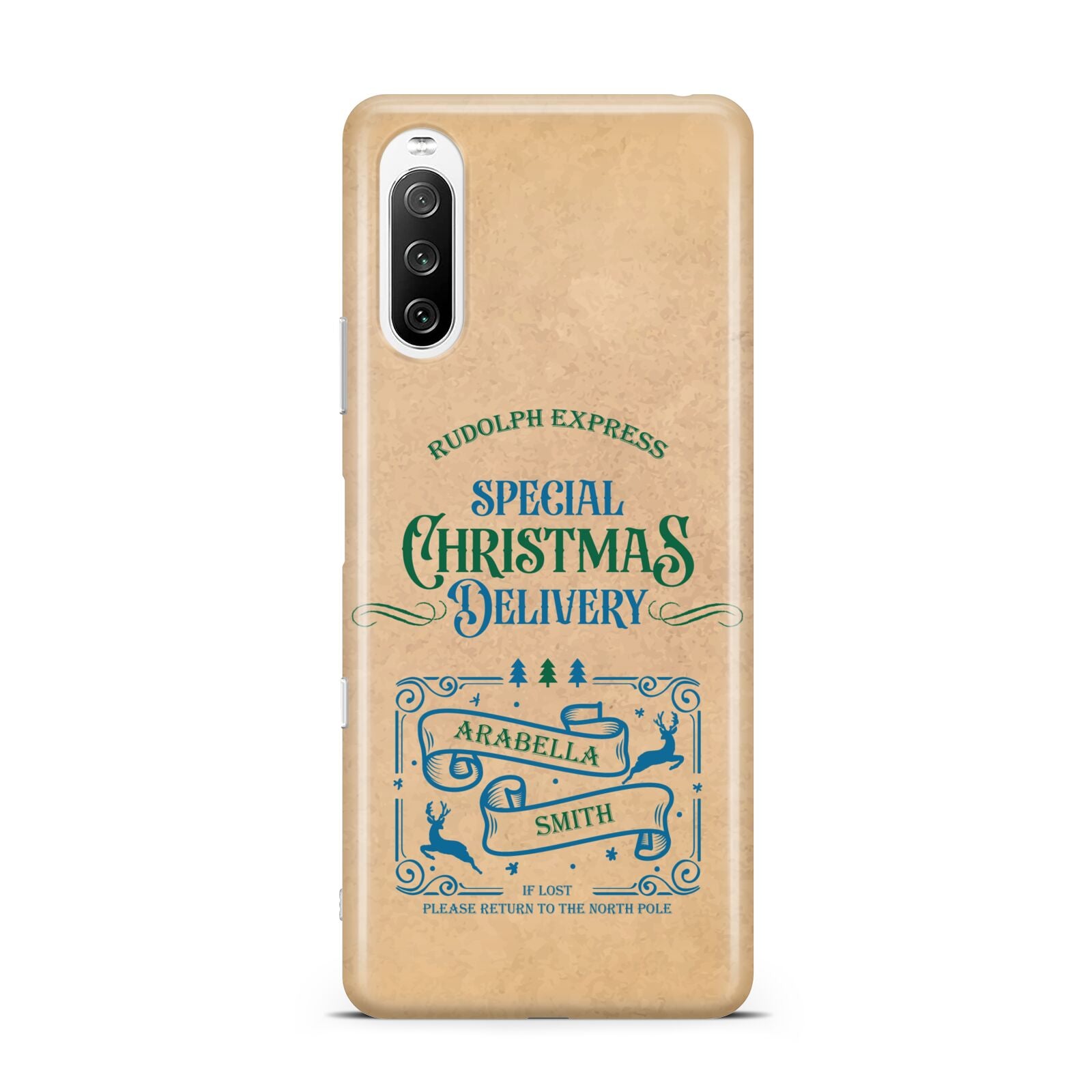 Special Christmas Delivery Personalised Sony Xperia 10 III Case