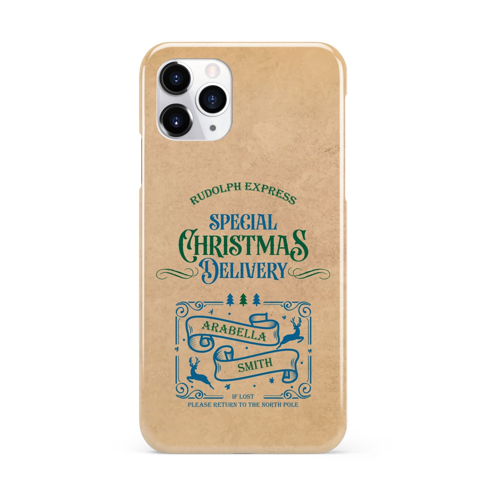 Special Christmas Delivery Personalised iPhone 11 Pro 3D Snap Case