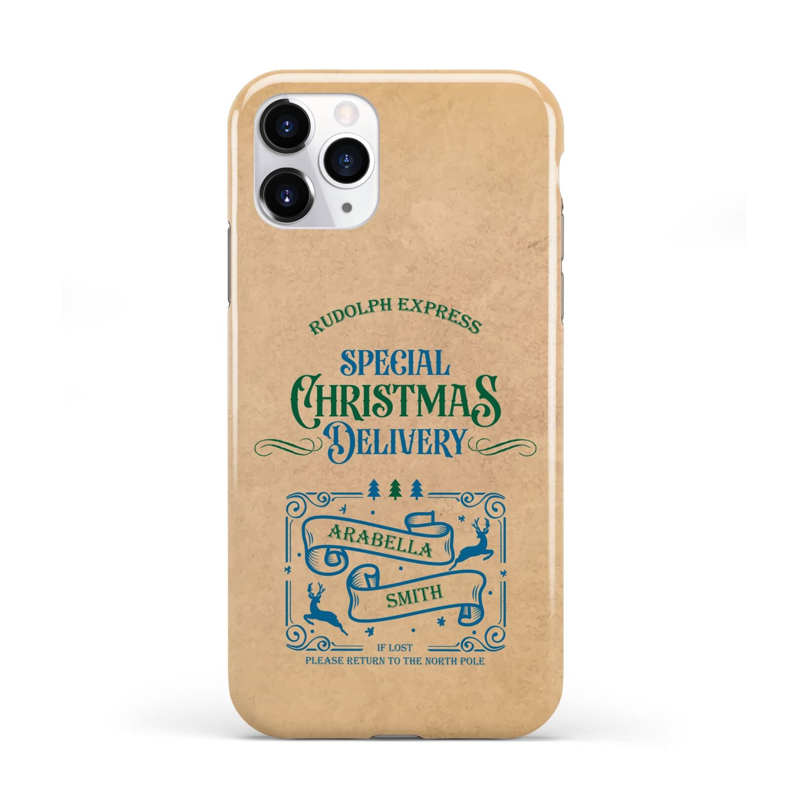 Special Christmas Delivery Personalised iPhone 11 Pro 3D Tough Case