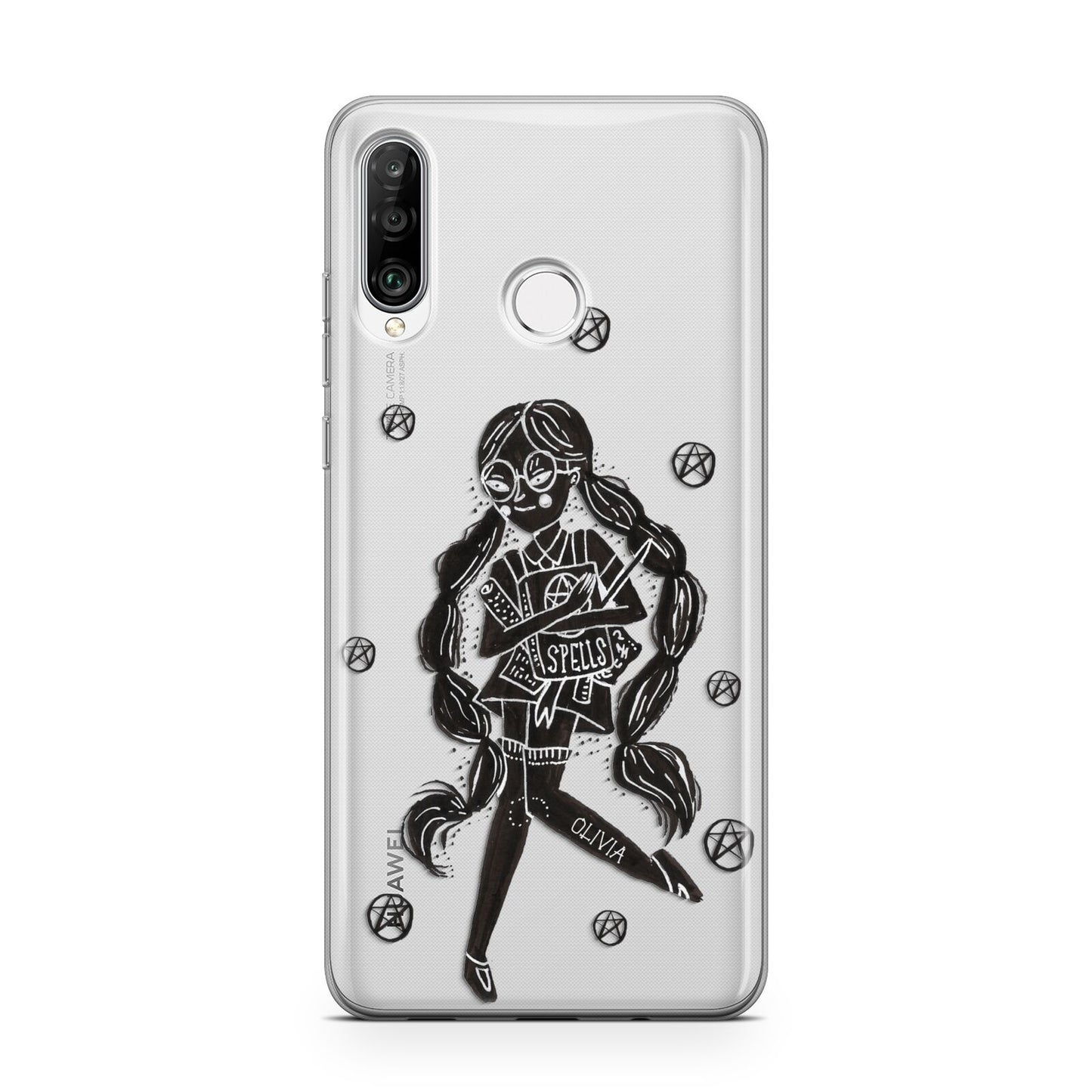 Spells Girl Halloween Personalised Huawei P30 Lite Phone Case