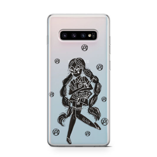 Spells Girl Halloween Personalised Protective Samsung Galaxy Case