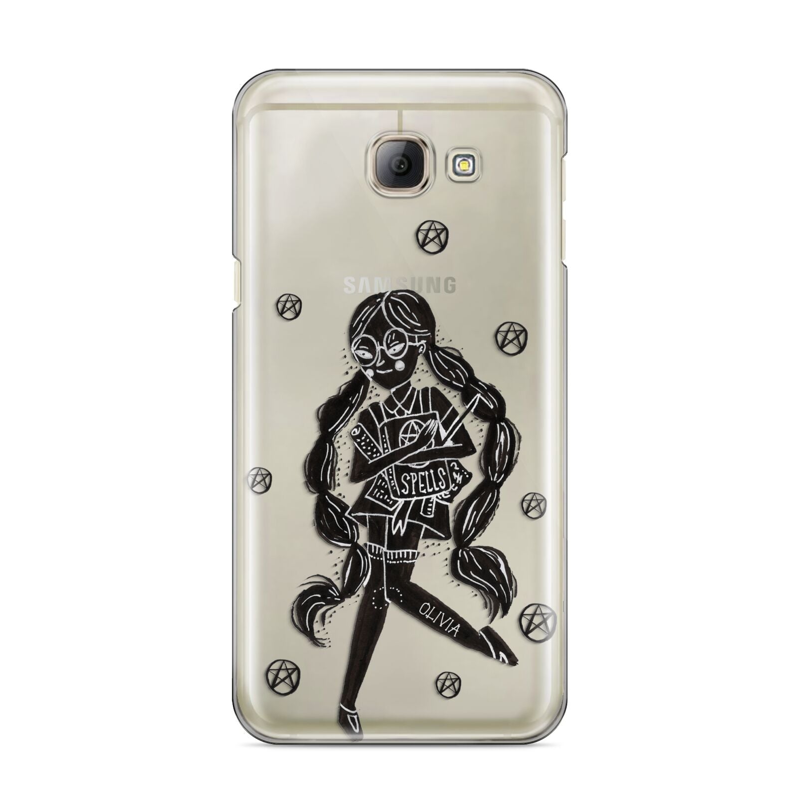 Spells Girl Halloween Personalised Samsung Galaxy A8 2016 Case