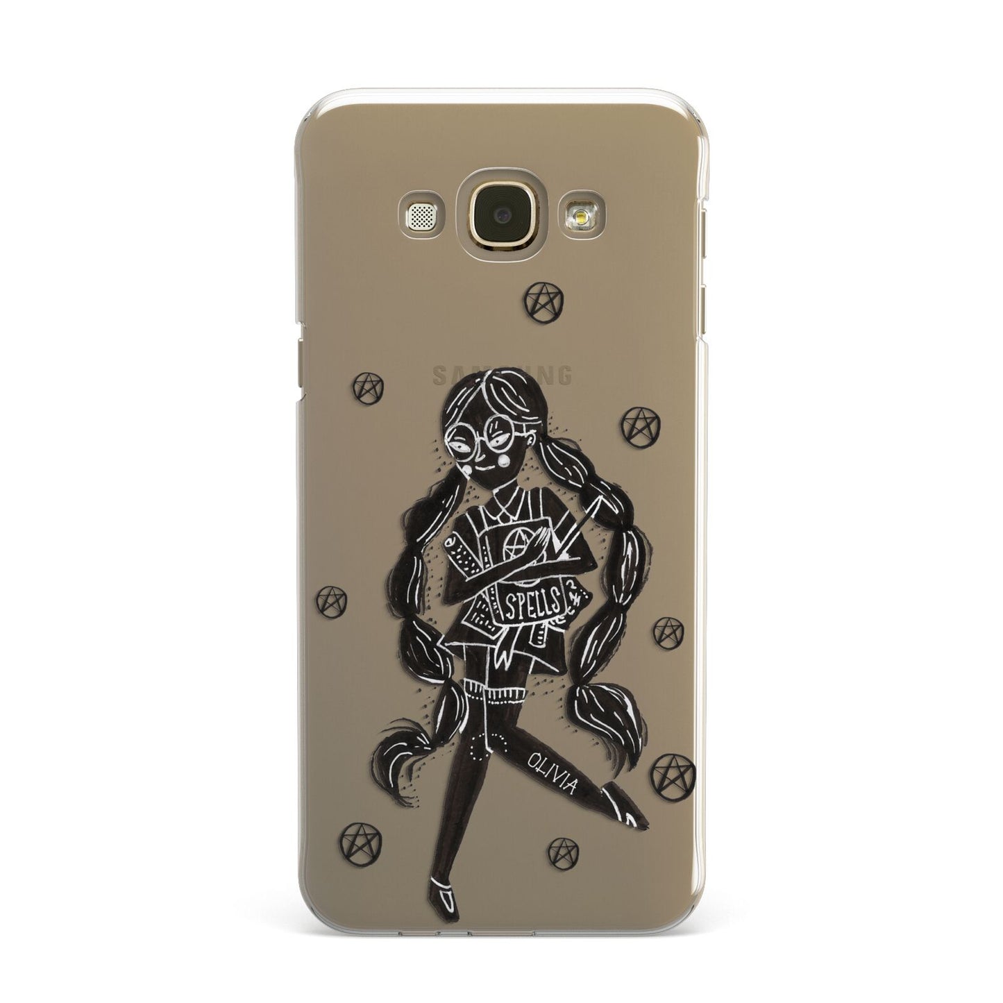 Spells Girl Halloween Personalised Samsung Galaxy A8 Case