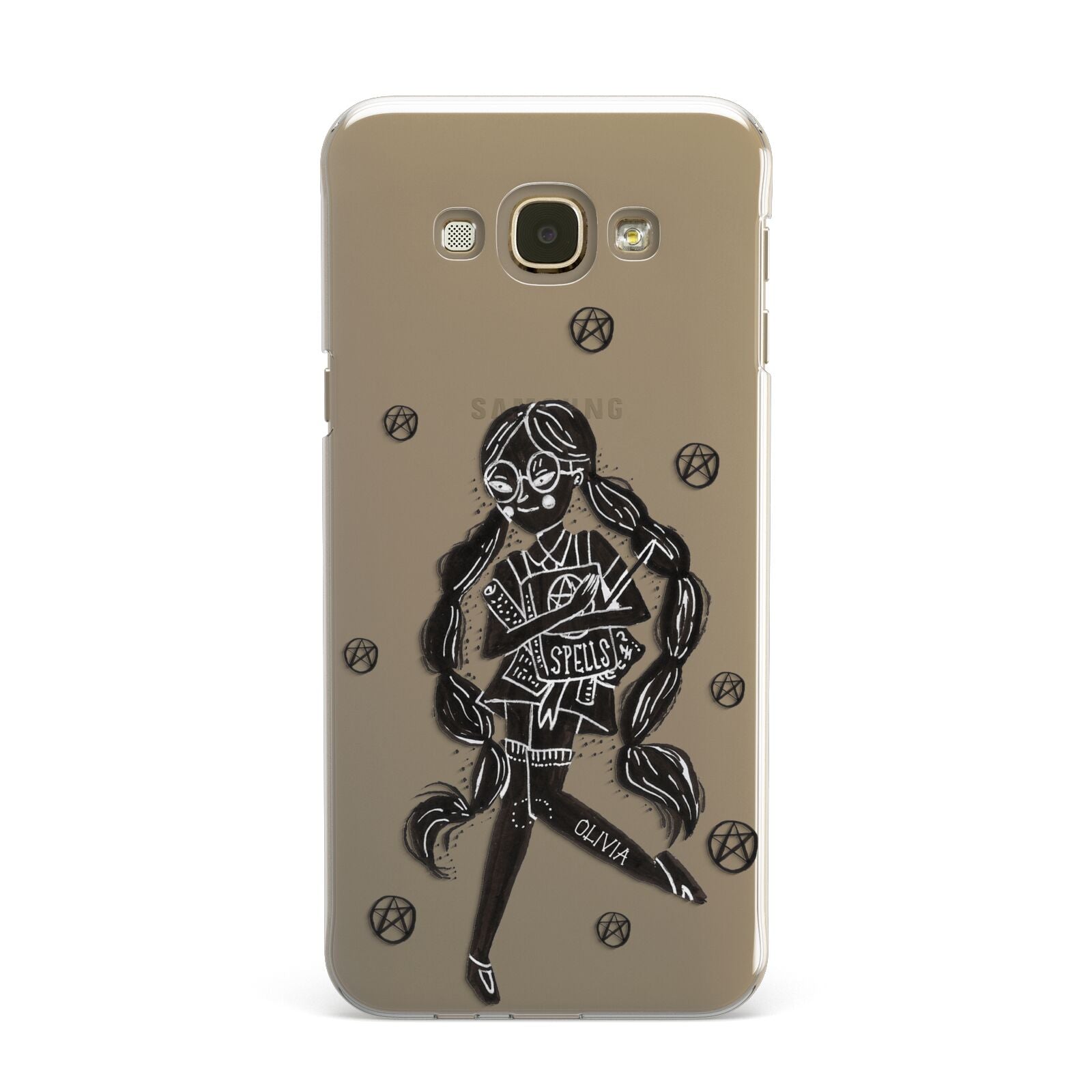 Spells Girl Halloween Personalised Samsung Galaxy A8 Case