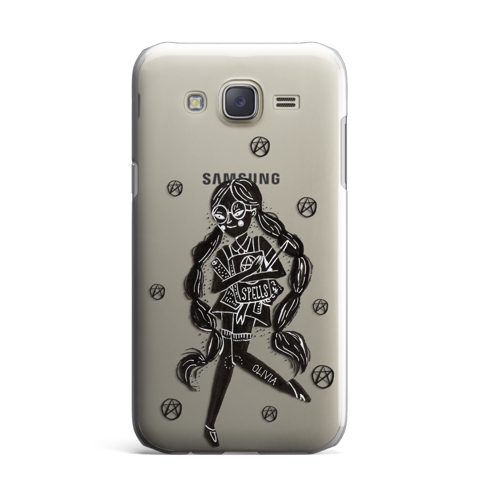 Spells Girl Halloween Personalised Samsung Galaxy J7 Case