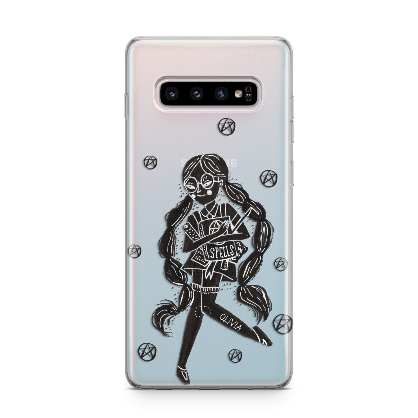 Spells Girl Halloween Personalised Samsung Galaxy S10 Plus Case