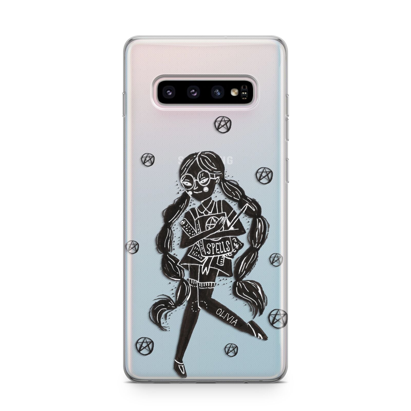 Spells Girl Halloween Personalised Samsung Galaxy S10 Plus Case