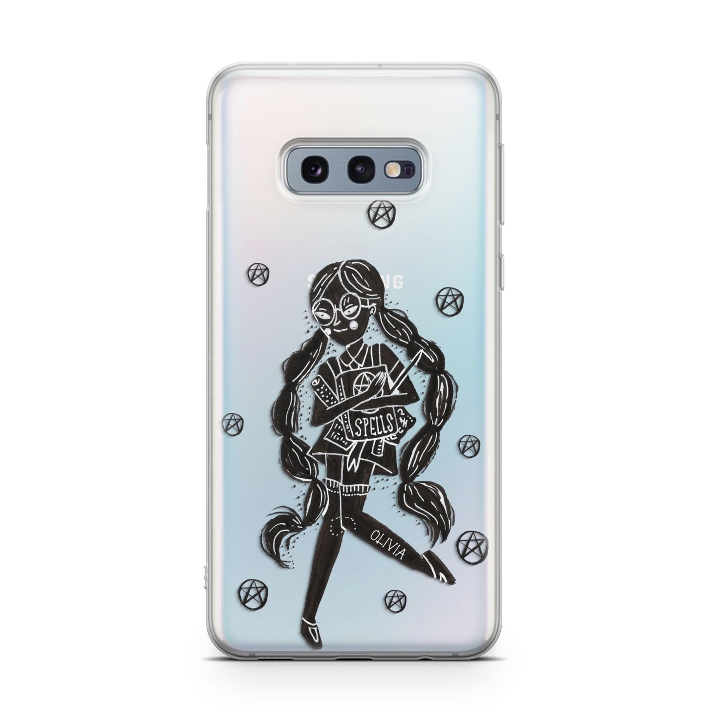 Spells Girl Halloween Personalised Samsung Galaxy S10E Case