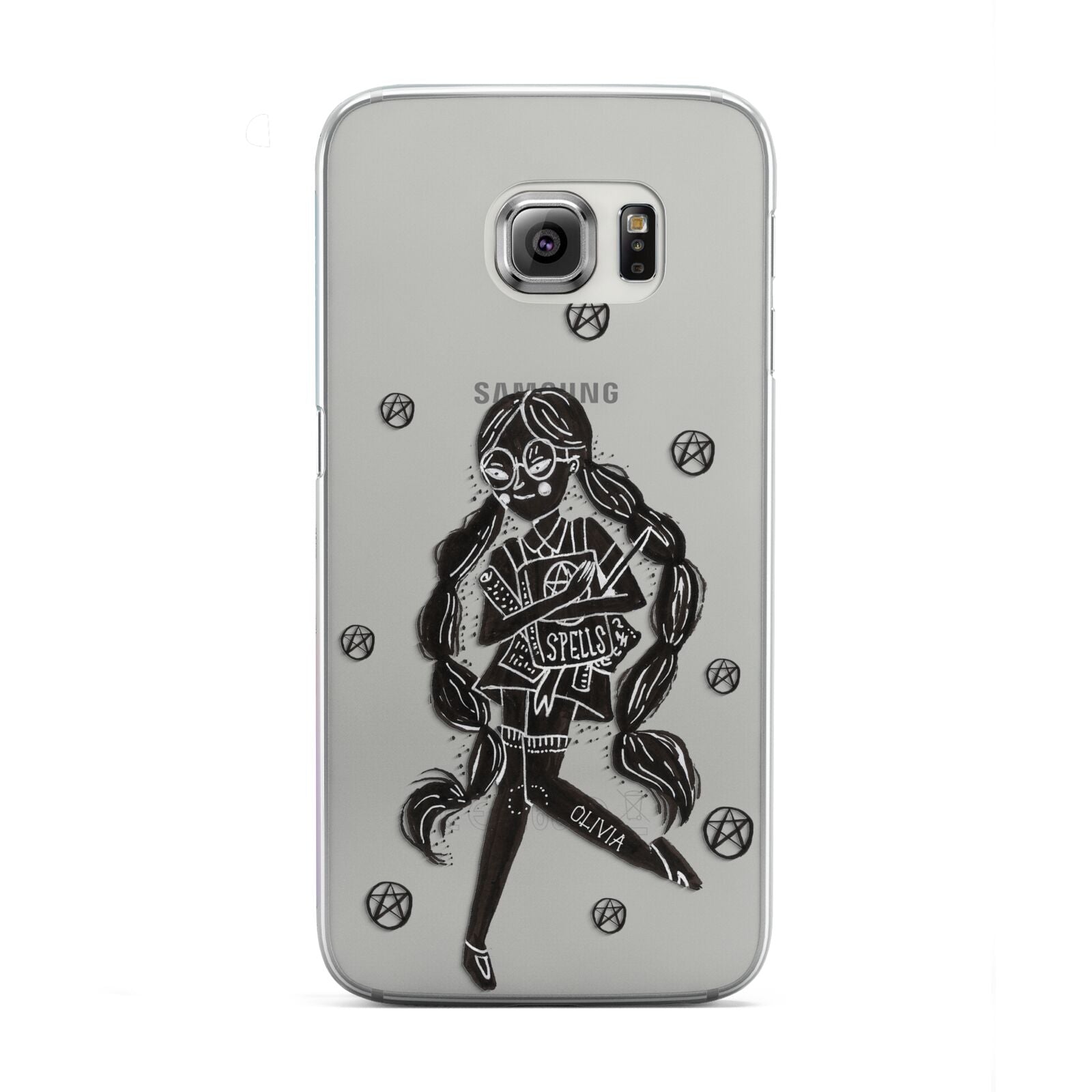 Spells Girl Halloween Personalised Samsung Galaxy S6 Edge Case