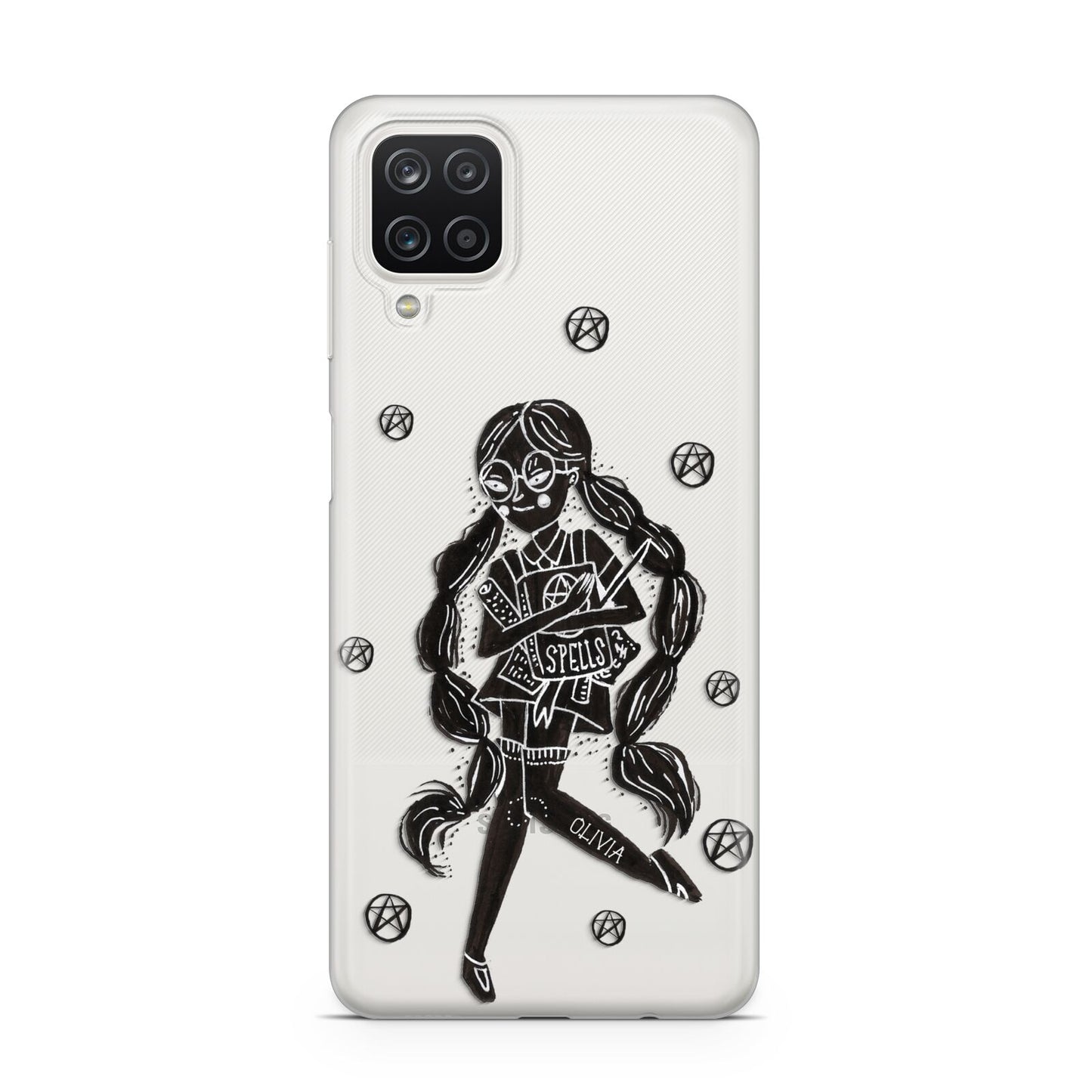 Spells Girl Halloween Personalised Samsung M12 Case