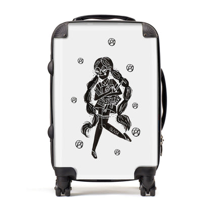 Spells Girl Halloween Personalised Suitcase