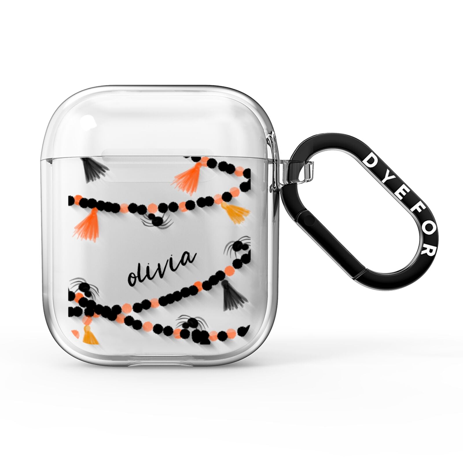 Spider Halloween AirPods Clear Case