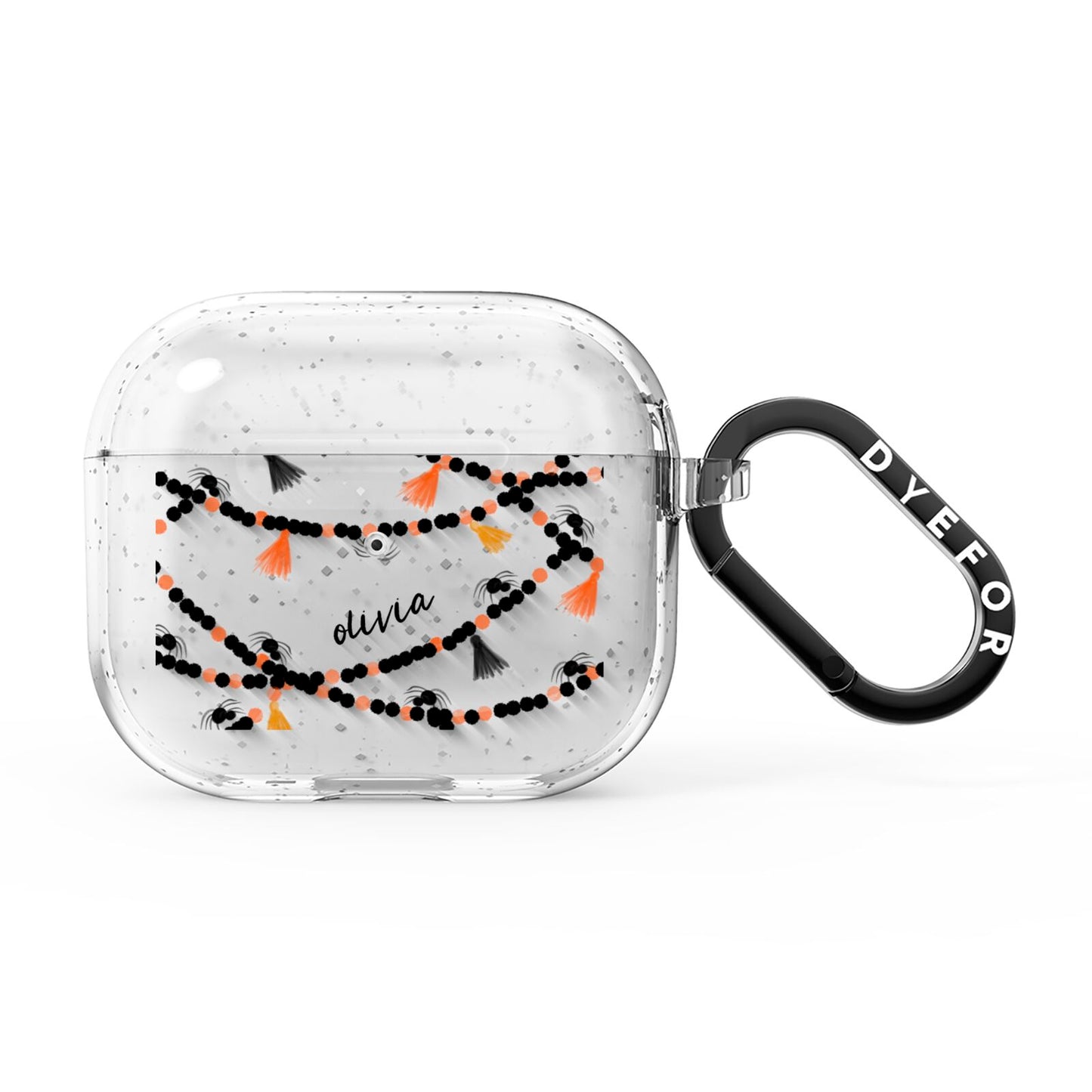 Spider Halloween AirPods Glitter Case 3rd Gen