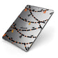 Spider Halloween Apple iPad Case on Grey iPad Side View