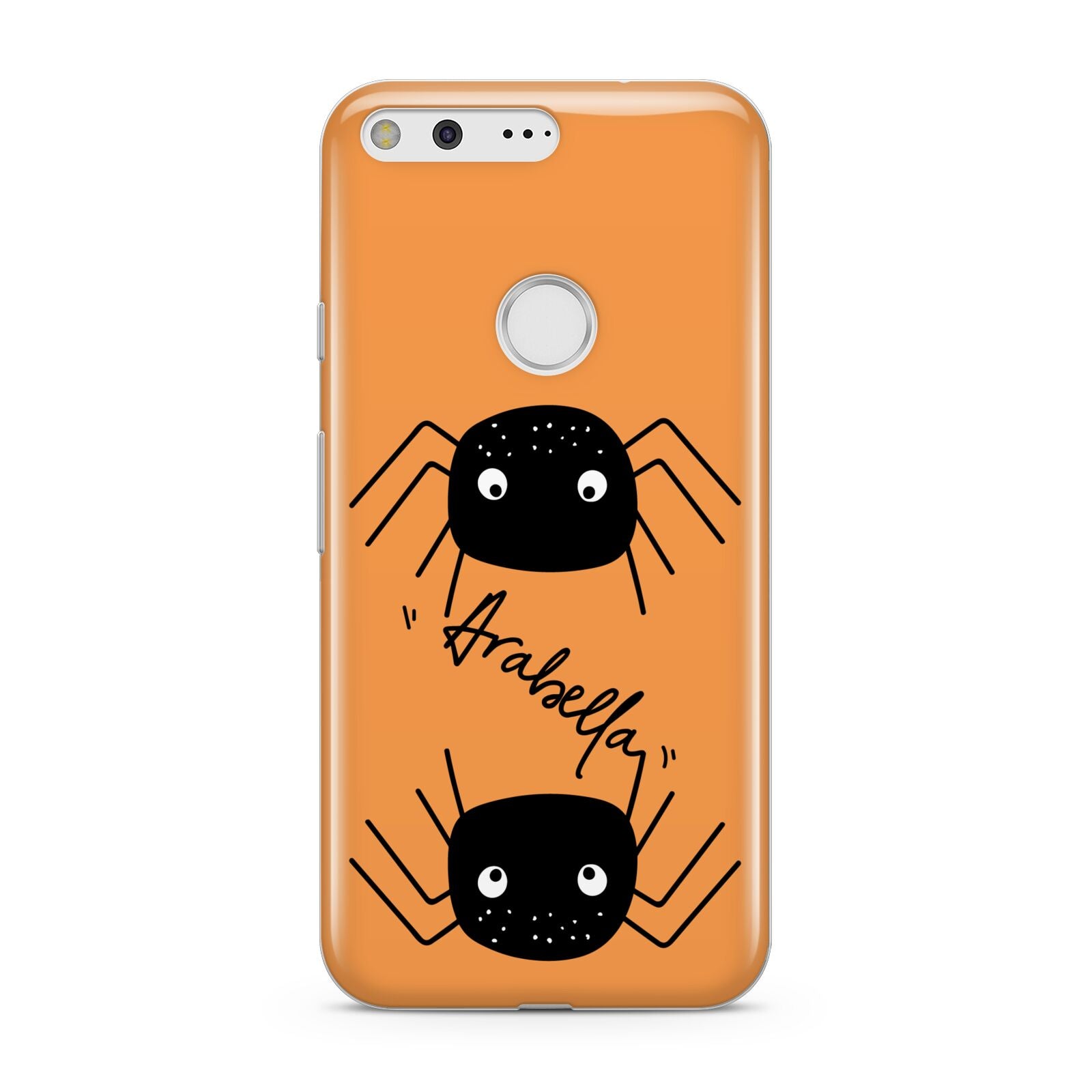 Spider Orange Personalised Google Pixel Case