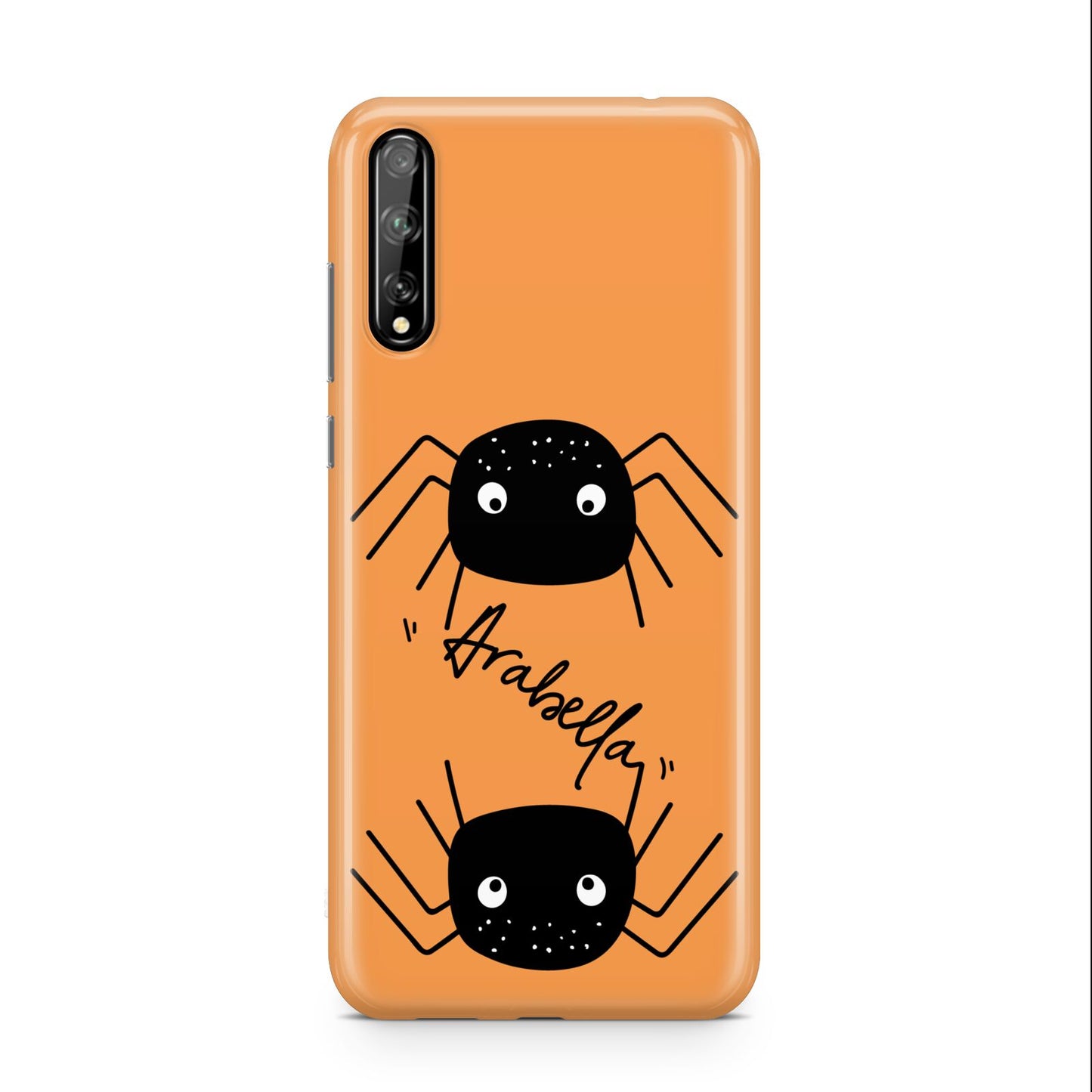 Spider Orange Personalised Huawei Enjoy 10s Phone Case