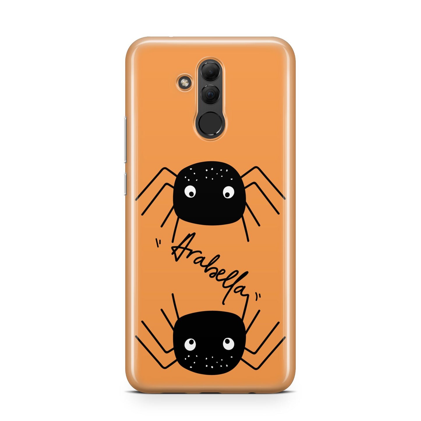 Spider Orange Personalised Huawei Mate 20 Lite