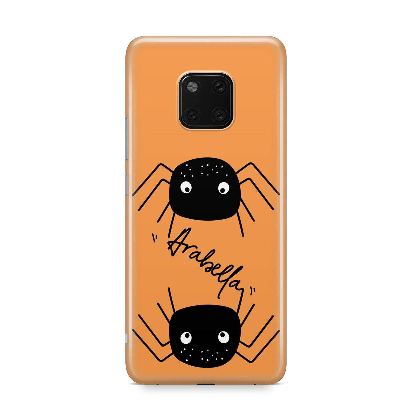 Spider Orange Personalised Huawei Mate 20 Pro Phone Case