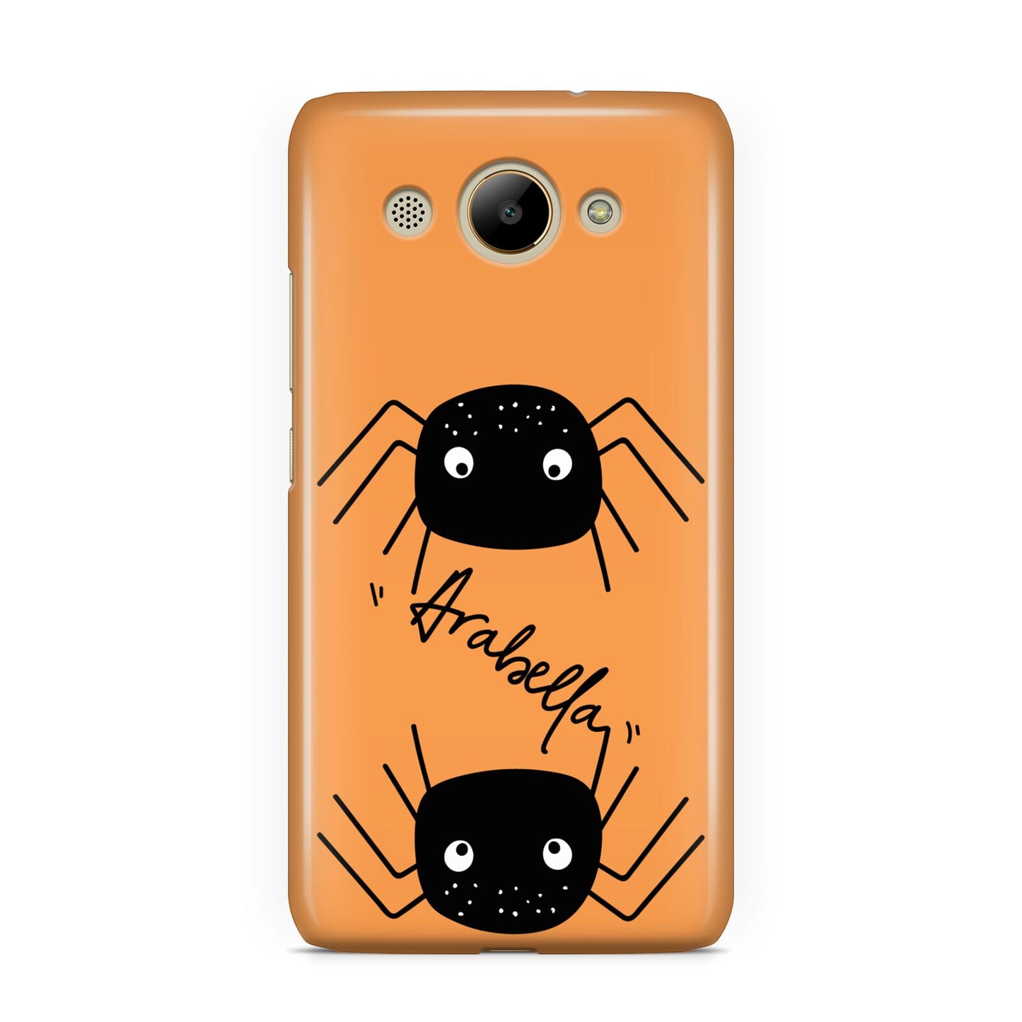 Spider Orange Personalised Huawei Y3 2017