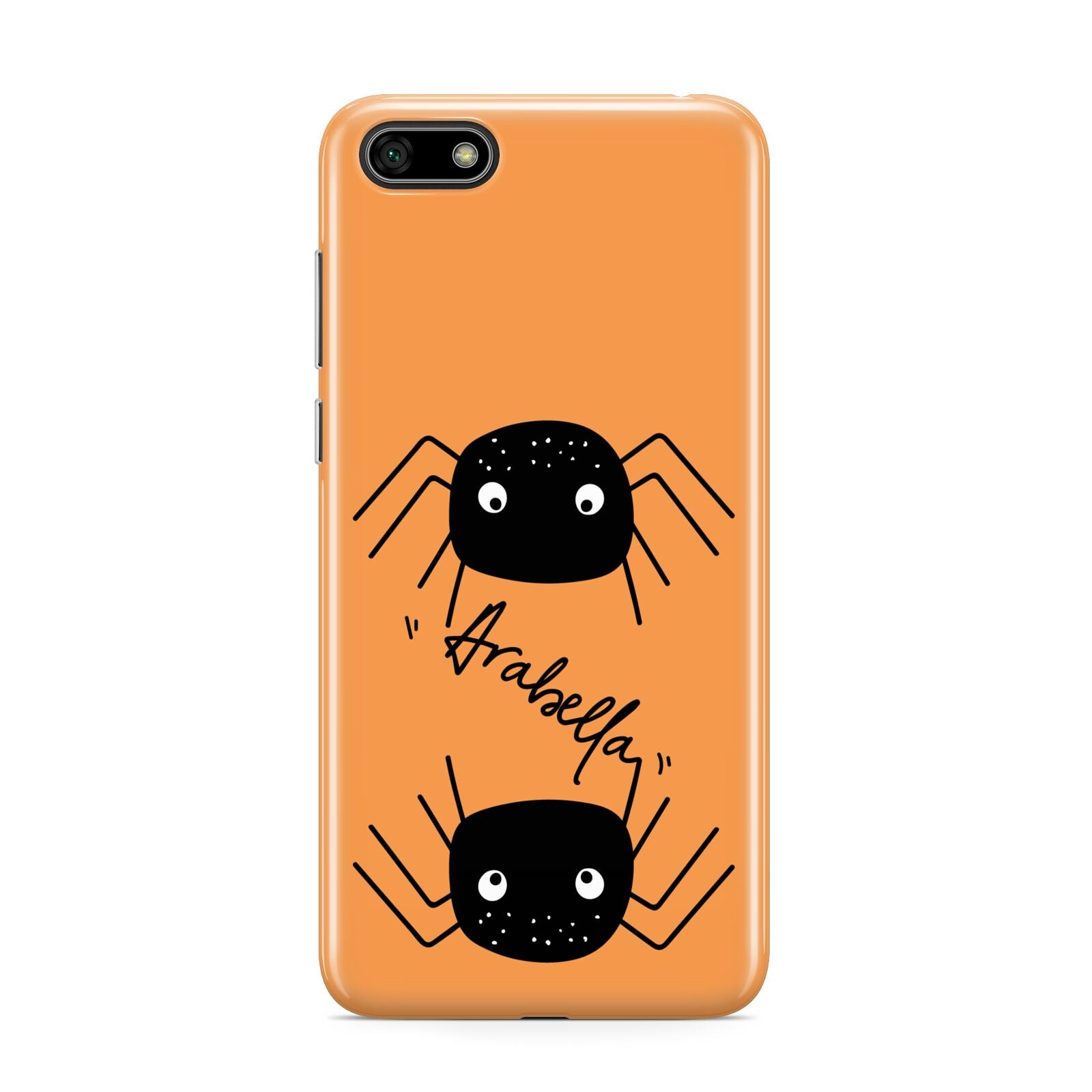 Spider Orange Personalised Huawei Y5 Prime 2018 Phone Case