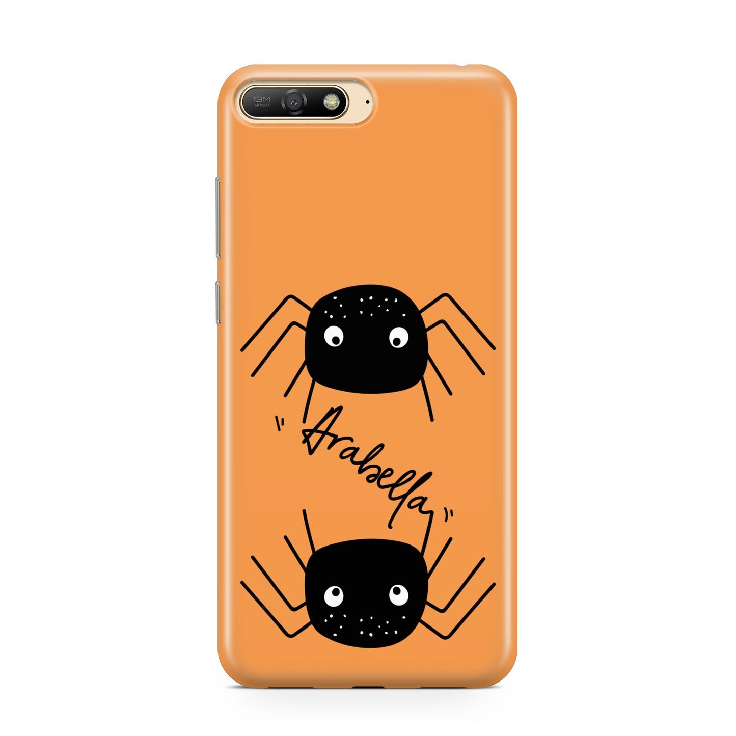 Spider Orange Personalised Huawei Y6 2018