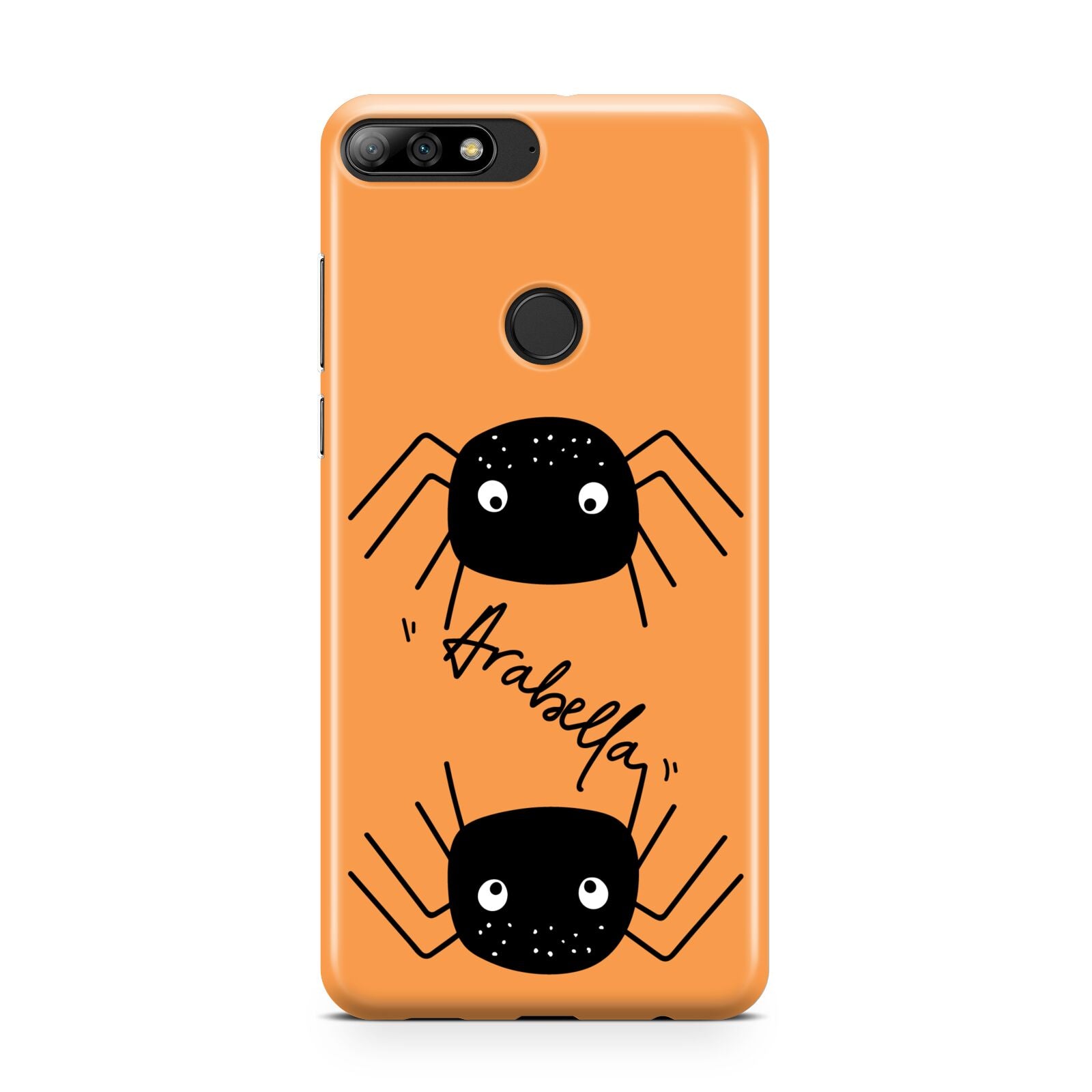 Spider Orange Personalised Huawei Y7 2018