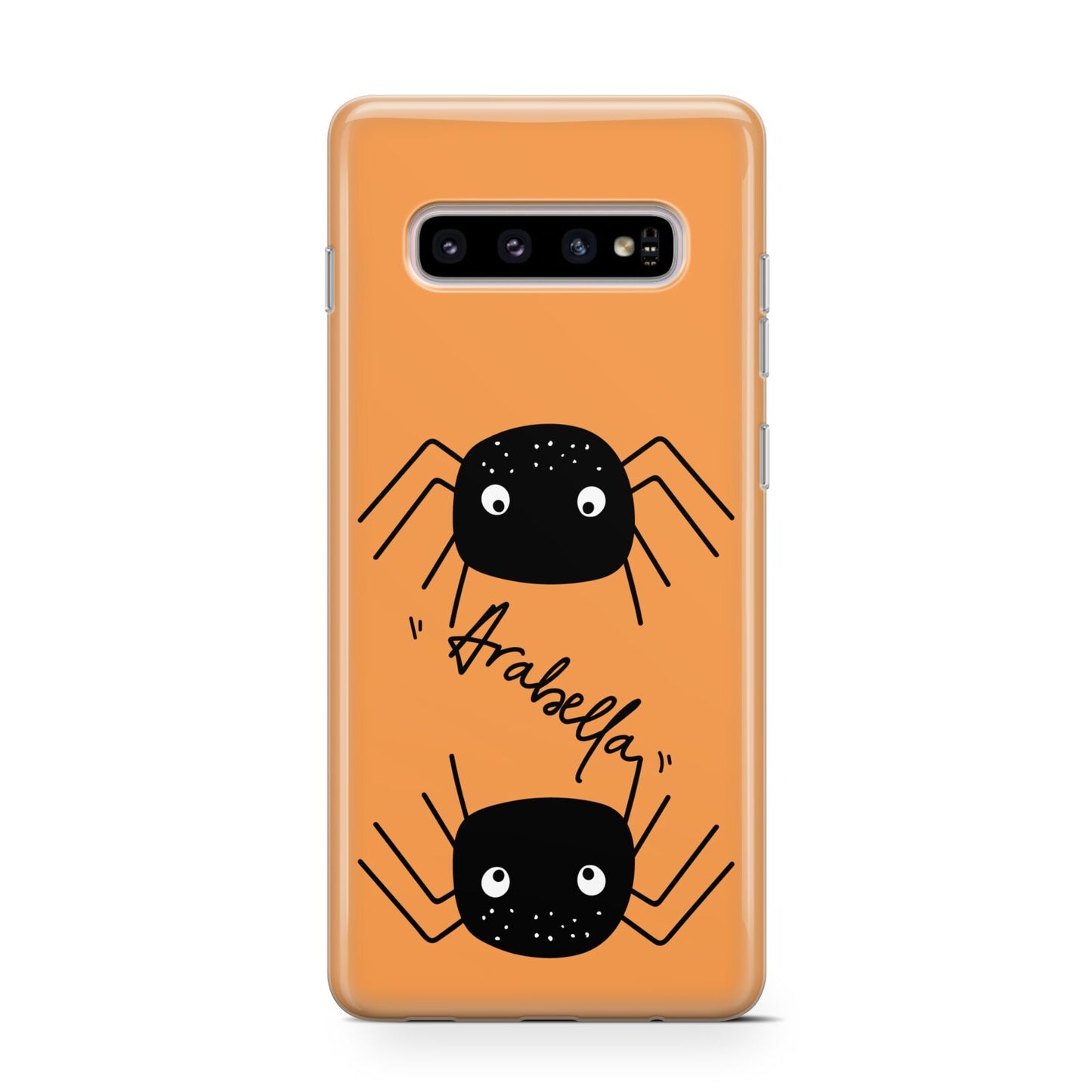 Spider Orange Personalised Protective Samsung Galaxy Case