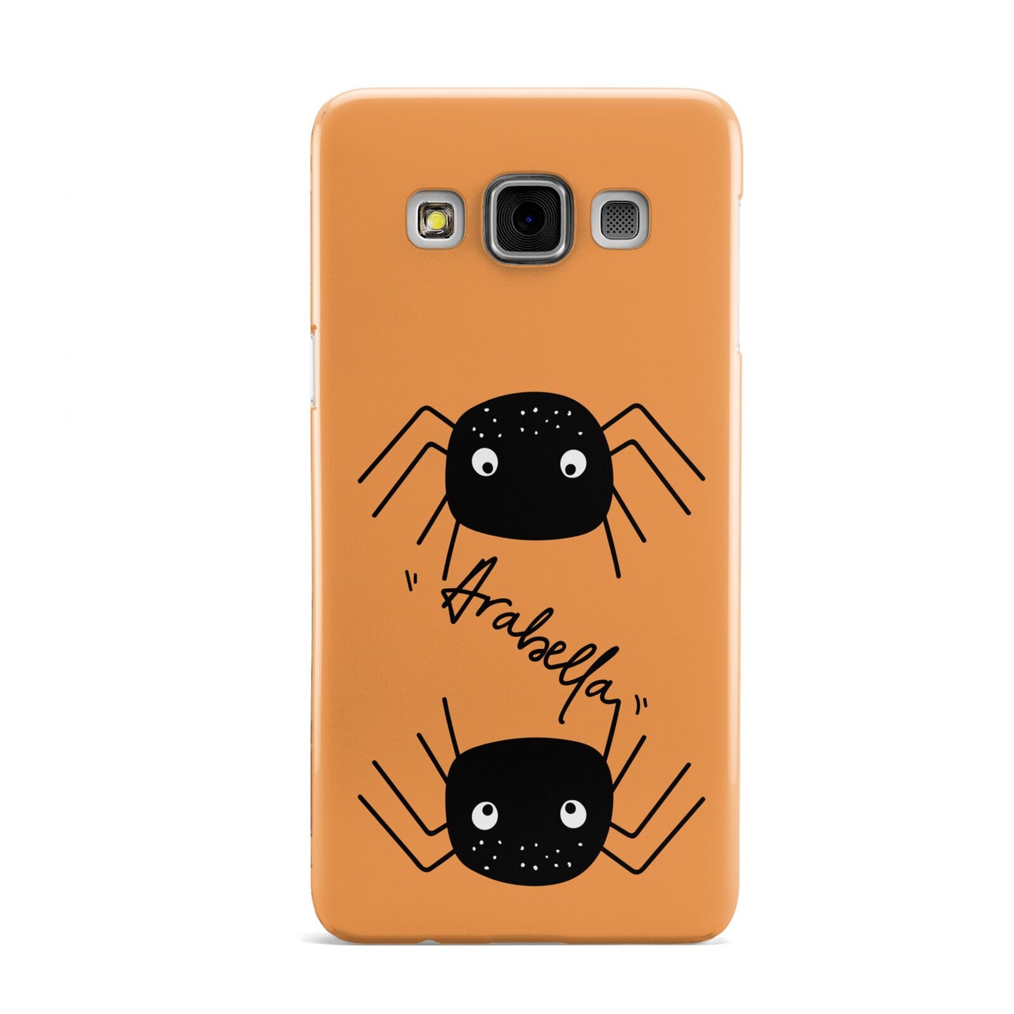 Spider Orange Personalised Samsung Galaxy A3 Case