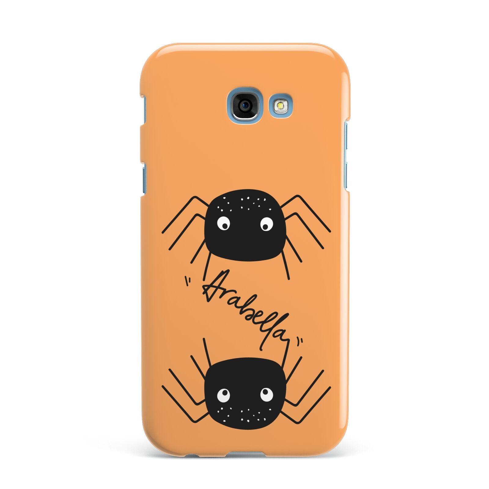 Spider Orange Personalised Samsung Galaxy A7 2017 Case