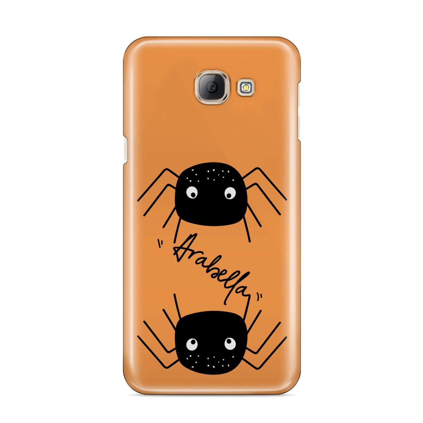 Spider Orange Personalised Samsung Galaxy A8 2016 Case