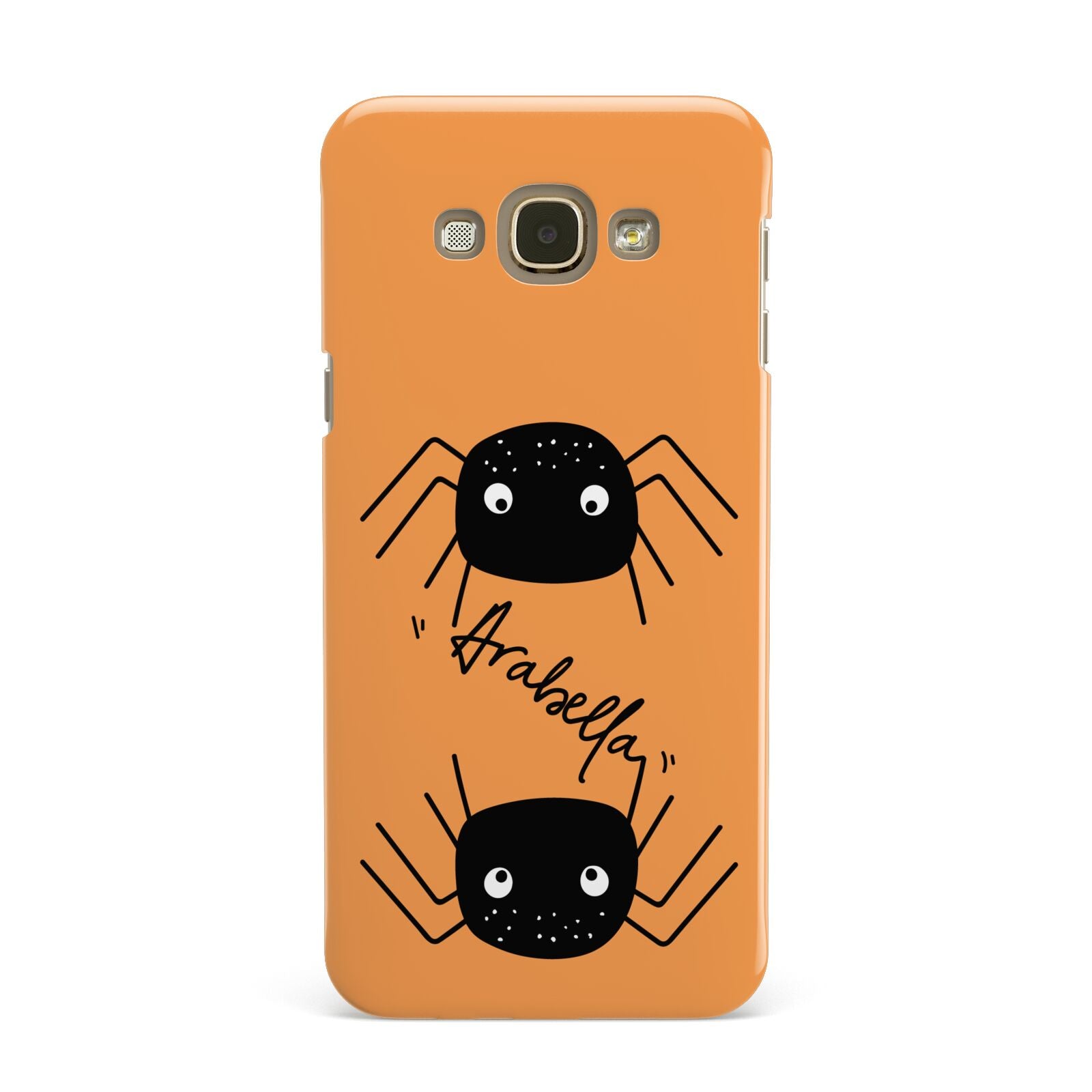 Spider Orange Personalised Samsung Galaxy A8 Case