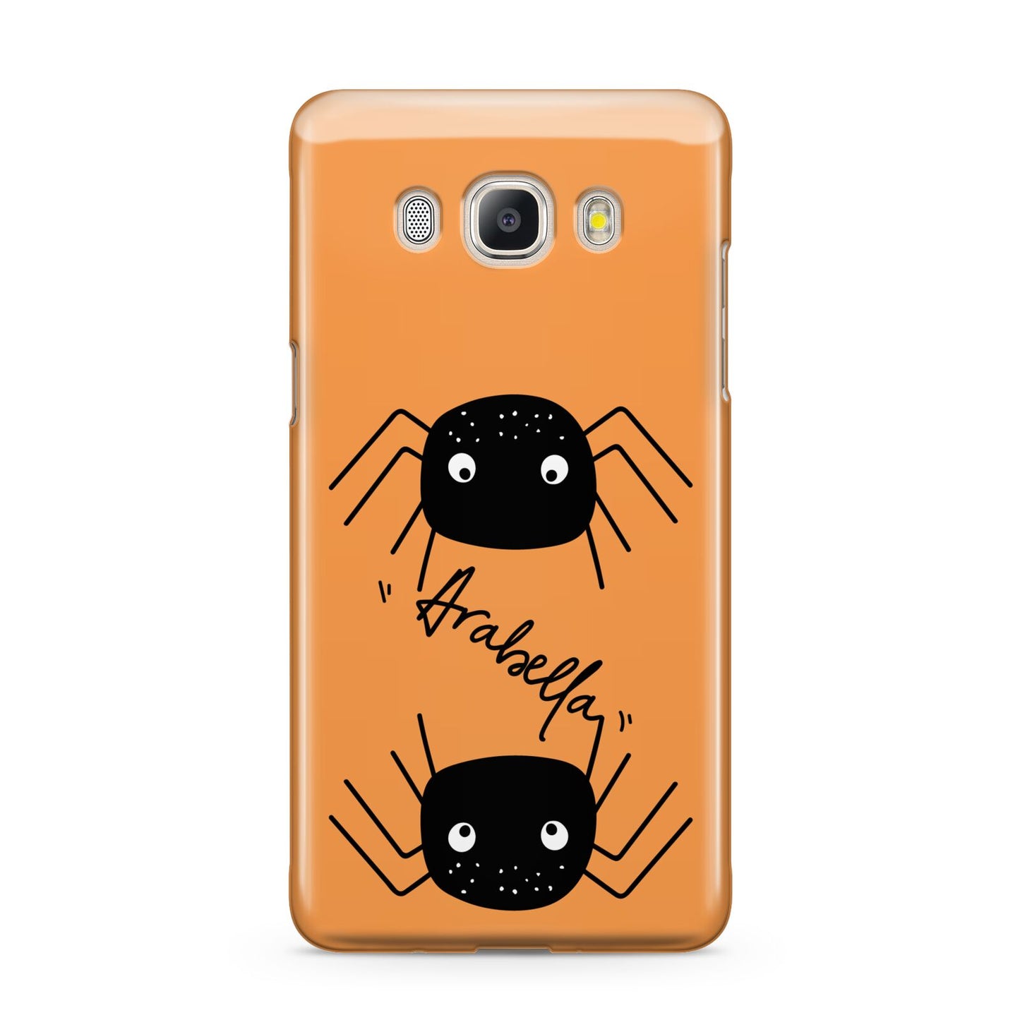 Spider Orange Personalised Samsung Galaxy J5 2016 Case