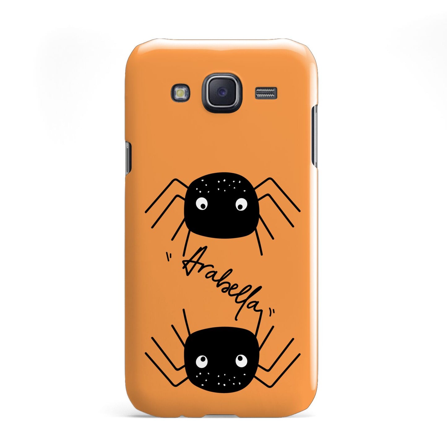 Spider Orange Personalised Samsung Galaxy J5 Case