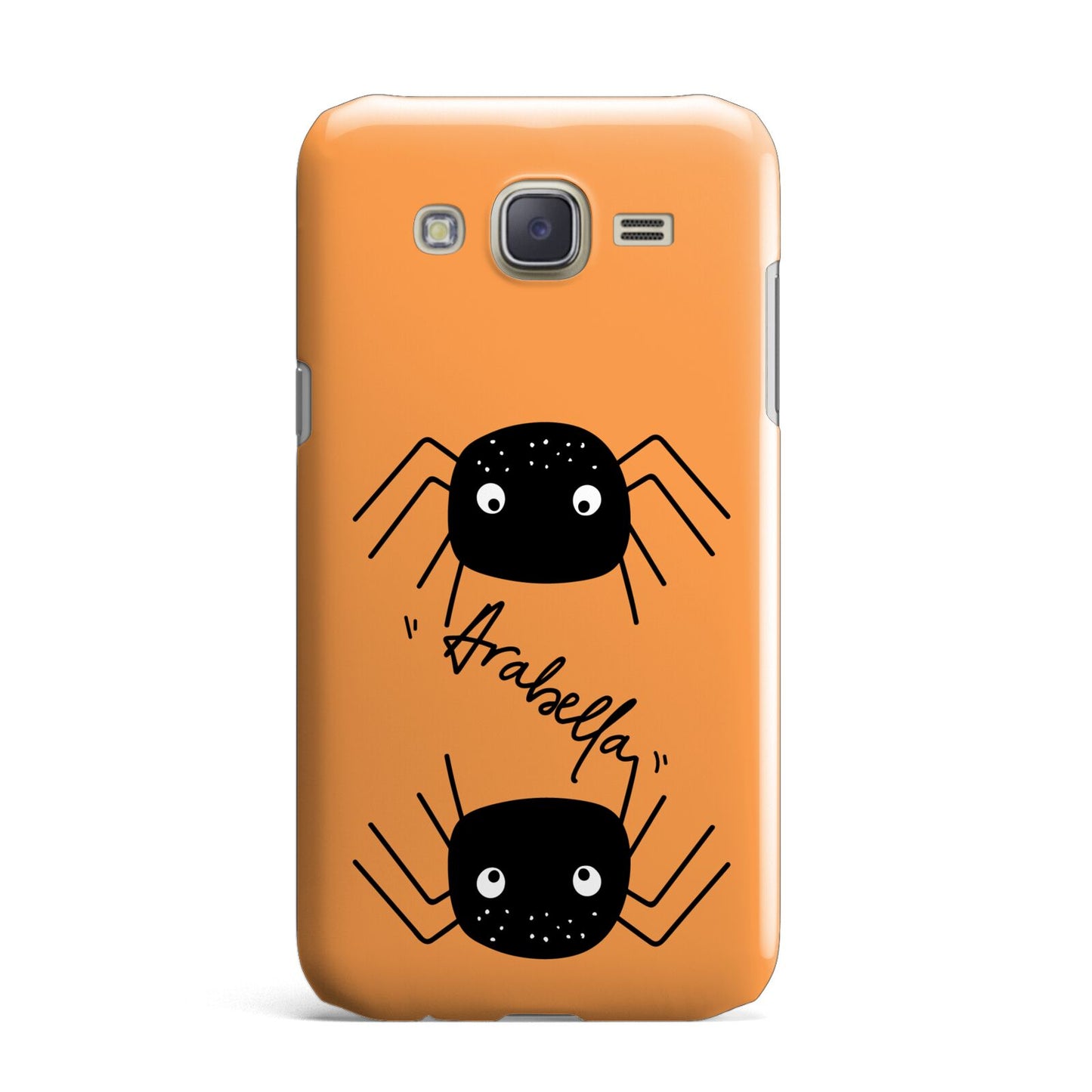 Spider Orange Personalised Samsung Galaxy J7 Case