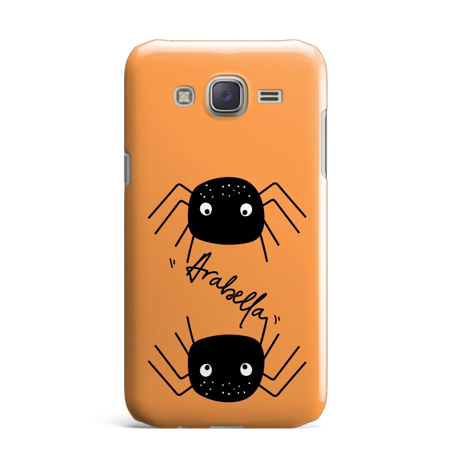 Spider Orange Personalised Samsung Galaxy J7 Case