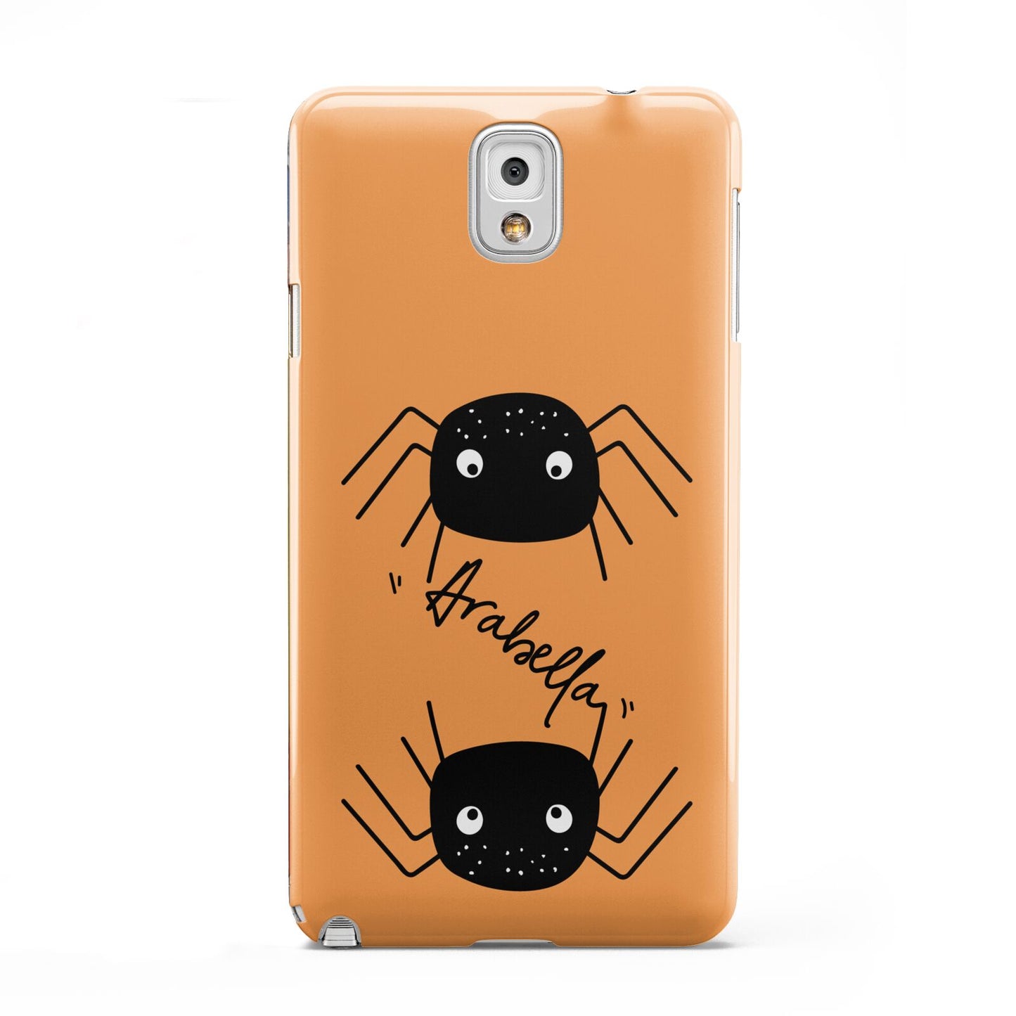 Spider Orange Personalised Samsung Galaxy Note 3 Case