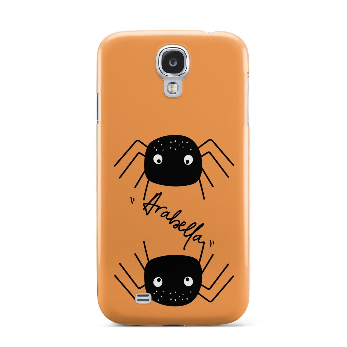 Spider Orange Personalised Samsung Galaxy S4 Case