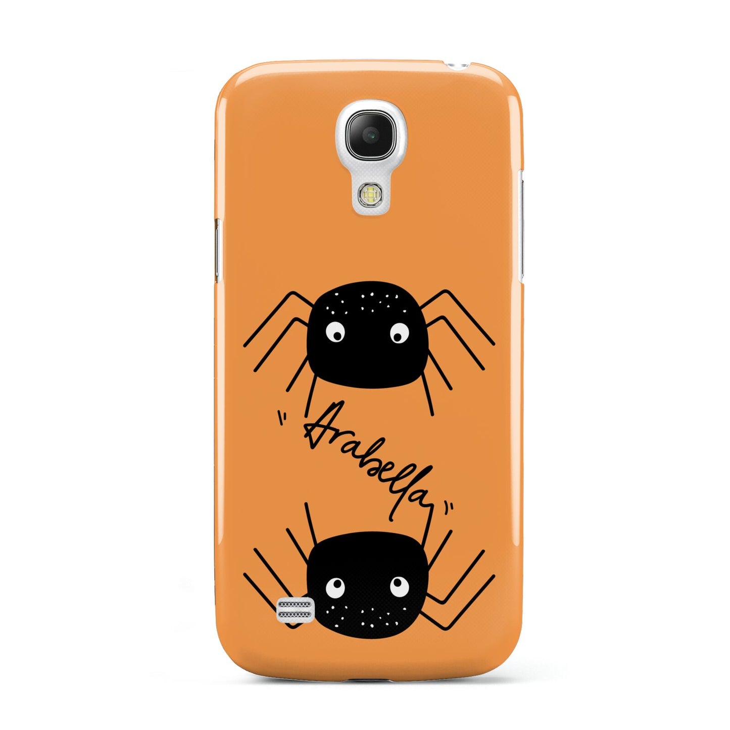 Spider Orange Personalised Samsung Galaxy S4 Mini Case